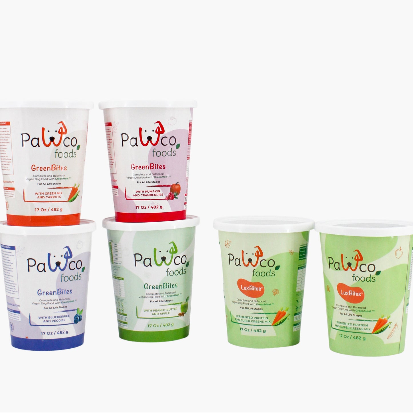 PawCo Fresh Bites Variety Box – assortment of LuxBites and GreenBites premium, healthy dog meals