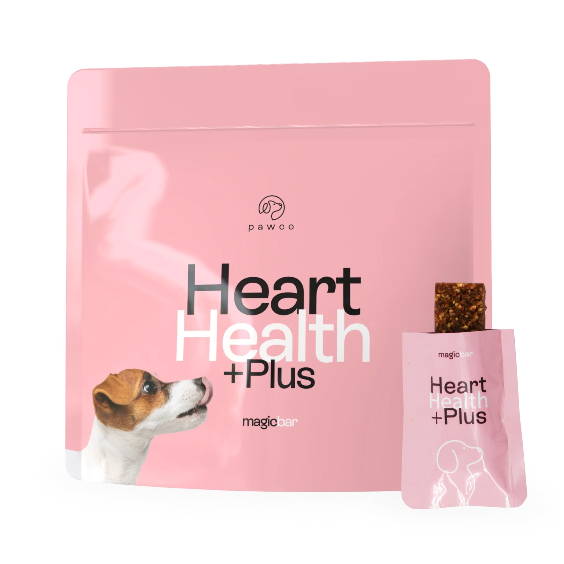 PawCo Magic Bar Heart Health 8-pack — plant-based dog treat for vitality support