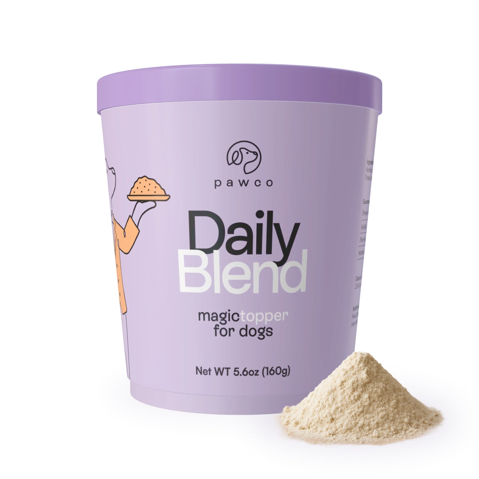 PawCo Magic Topper Daily Blend 5.6oz — plant-based dog food topper for everyday nutrition