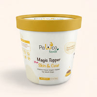PawCo Magic Topper Skin & Coat – dog food meal topper carton front on white background – PawCo Foods